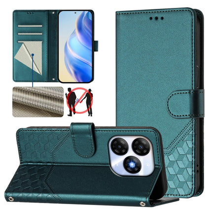 Honeycomb Embossing RFID Leather Phone Case, For itel P55+, For itel P55 4G / Infinix Smart 8, For itel A05s, For itel A70
