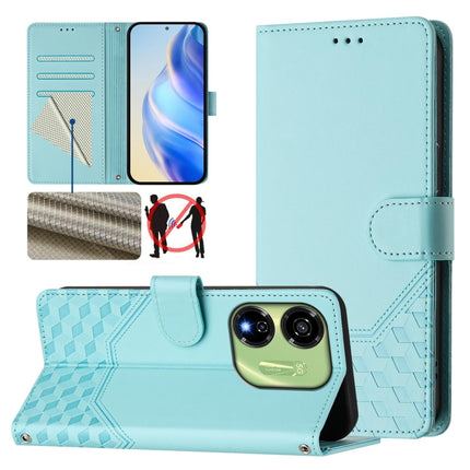 Honeycomb Embossing RFID Leather Phone Case, For itel A23 Pro / A17, For itel P55 5G, For itel RS4 S666LN, For itel S24