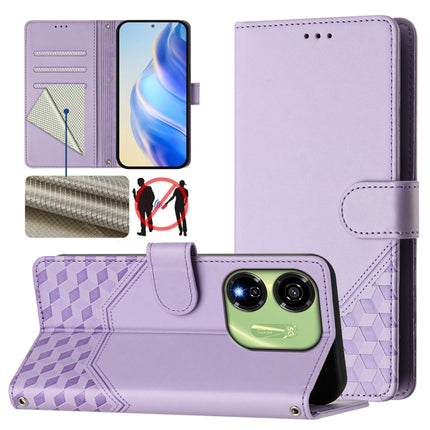 Honeycomb Embossing RFID Leather Phone Case, For itel A23 Pro / A17, For itel P55 5G, For itel RS4 S666LN, For itel S24