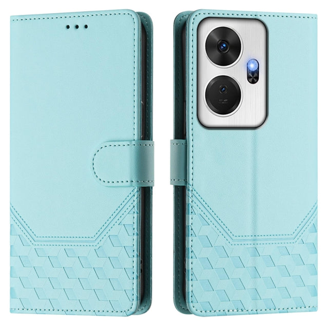 Honeycomb Embossing RFID Leather Phone Case, For itel P55+, For itel P55 4G / Infinix Smart 8, For itel A05s, For itel A70
