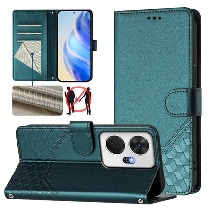 Honeycomb Embossing RFID Leather Phone Case, For itel P55+, For itel P55 4G / Infinix Smart 8, For itel A05s, For itel A70