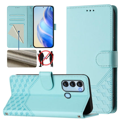 Honeycomb Embossing RFID Leather Phone Case, For itel P40, For itel P38, For itel S17 / Vision 3, For itel A48