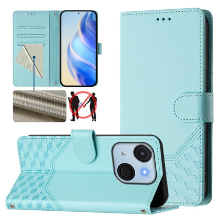 Honeycomb Embossing RFID Leather Phone Case, For itel Power 70, For itel A80 4G, For itel A50C, For itel A50