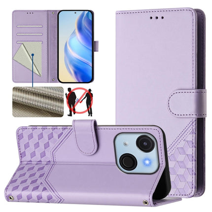 Honeycomb Embossing RFID Leather Phone Case, For itel Power 70, For itel A80 4G, For itel A50C, For itel A50