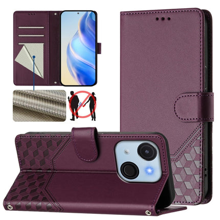 Honeycomb Embossing RFID Leather Phone Case, For itel Power 70, For itel A80 4G, For itel A50C, For itel A50
