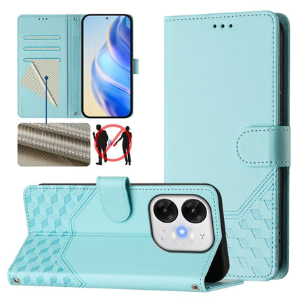 Honeycomb Embossing RFID Leather Phone Case, For itel Power 70, For itel A80 4G, For itel A50C, For itel A50