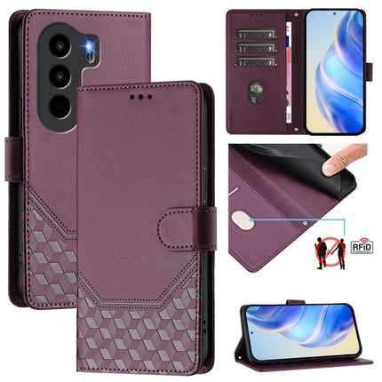 Honeycomb Embossing RFID Leather Phone Case, For itel Power 70, For itel A80 4G, For itel A50C, For itel A50
