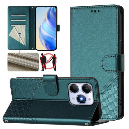 Honeycomb Embossing RFID Leather Phone Case, For itel A200 4G / A200+ 4G, For itel A95 5G, For itel A90 4G, For itel City 100