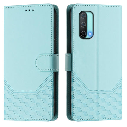 Honeycomb Embossing RFID Leather Phone Case, For OnePlus Nord CE 5G, For OnePlus Nord 2, For OnePlus 9 Pro, For OnePlus 9