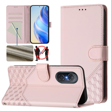Honeycomb Embossing RFID Leather Phone Case, For Huawei nova Y70 Plus, For Huawei nova 9 SE / Honor 50 SE, For Huawei nova 9 Pro / Honor 50 Pro, For Huawei nova 9