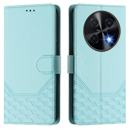 Honeycomb Embossing RFID Leather Phone Case, For Huawei nova 12i 4G, For Huawei nova 12S 4G, For Huawei Pura 70, For Huawei Mate 60 Pro / Mate 60 Pro+