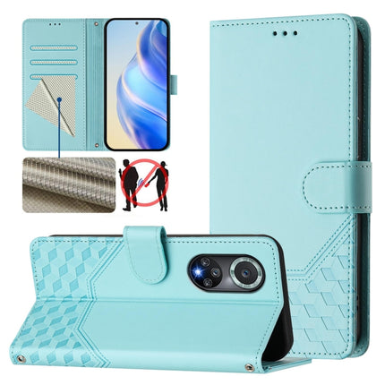 Honeycomb Embossing RFID Leather Phone Case, For Huawei nova Y70 Plus, For Huawei nova 9 SE / Honor 50 SE, For Huawei nova 9 Pro / Honor 50 Pro, For Huawei nova 9
