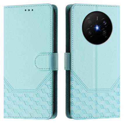 Honeycomb Embossing RFID Leather Phone Case, For Huawei Mate 70 Air, For Huawei Enjoy 80s, For Huawei nova 14 Ultra 5G, For Huawei nova 14 Pro 5G