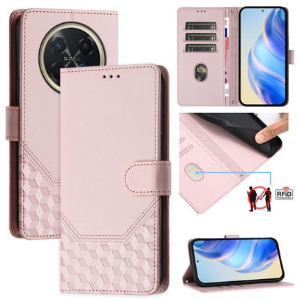 Honeycomb Embossing RFID Leather Phone Case, For Huawei nova 16z, For Huawei nova 16, For Huawei Pura 90 Pro Max, For Huawei Pura 90 Pro