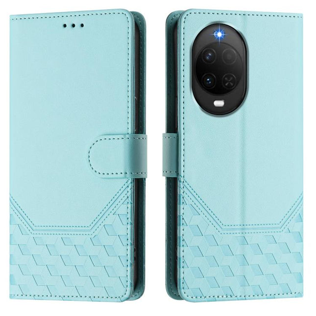 Honeycomb Embossing RFID Leather Phone Case, For Huawei nova 16z, For Huawei nova 16, For Huawei Pura 90 Pro Max, For Huawei Pura 90 Pro