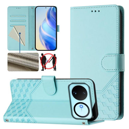 Honeycomb Embossing RFID Leather Phone Case, For Huawei nova 16z, For Huawei nova 16, For Huawei Pura 90 Pro Max, For Huawei Pura 90 Pro