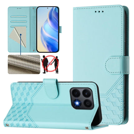 Honeycomb Embossing RFID Leather Phone Case, For Honor X8a / X8 5G / X6 4G / X6s 4G, For Honor 70 Lite 5G, For Honor 90 Lite 5G / X50i 5G, For Honor 90 Pro 5G