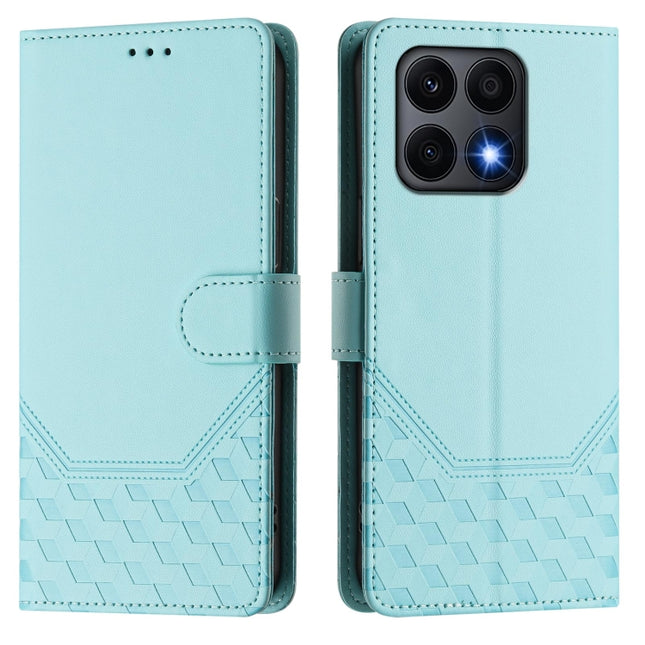 Honeycomb Embossing RFID Leather Phone Case, For Honor X8a / X8 5G / X6 4G / X6s 4G, For Honor 70 Lite 5G, For Honor 90 Lite 5G / X50i 5G, For Honor 90 Pro 5G