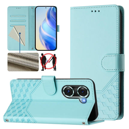 Honeycomb Embossing RFID Leather Phone Case, For Honor 60 Pro 5G, For Honor 60 5G, For Honor 20 / 20 Pro / 20S 4G