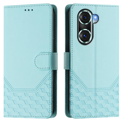Honeycomb Embossing RFID Leather Phone Case, For Honor 60 Pro 5G, For Honor 60 5G, For Honor 20 / 20 Pro / 20S 4G