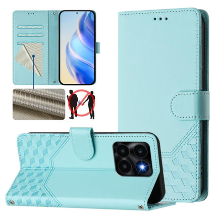 Honeycomb Embossing RFID Leather Phone Case, For Honor Magic6 5G, For Honor X8b 4G, For Honor X9b 5G / Magic6 Lite 5G, For Honor X6a 4G
