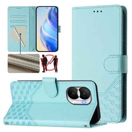 Honeycomb Embossing RFID Leather Phone Case, For Honor 80 GT 5G, For Honor 80 5G, For Honor X30 5G / X9 5G / 4G, For Honor X40i 5G