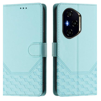 Honeycomb Embossing RFID Leather Phone Case, For Honor 400 Global 156.5mm, For Honor X8c 4G, For Honor GT, For Honor X9c Smart 5G
