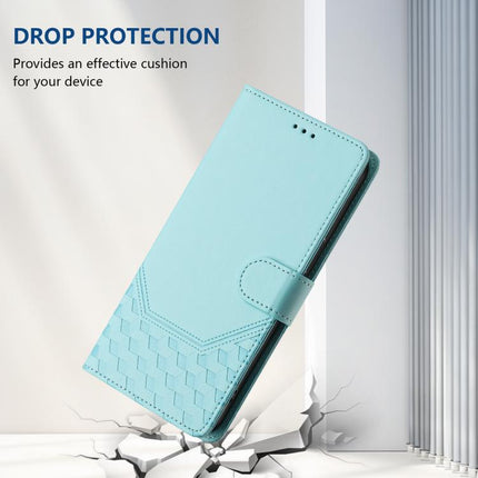 Honeycomb Embossing RFID Leather Phone Case, For Honor Magic8, For Honor Play 70 Plus, For Honor X5c Plus, For Honor X6c 4G
