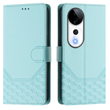 Honeycomb Embossing RFID Leather Phone Case, For vivo S19 Pro, For vivo S19, For vivo Y28 4G, For vivo X100s 5G