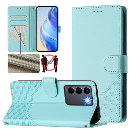 Honeycomb Embossing RFID Leather Phone Case, For vivo Y56 5G / Y16 4G / Y02s 4G Global, For vivo Y100 5G Global, For vivo V27 5G / V27 Pro 5G Global, For vivo V27e 4G / T2 4G Global