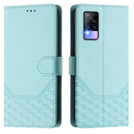 Honeycomb Embossing RFID Leather Phone Case, For vivo V20 / Y73 2021, For vivo Y51a 2021 / Y33 4G 2021, For vivo Y31 4G 2021 India / Y53s 4G, For vivo Y72 5G / iQOO Z3