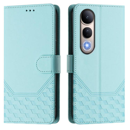 Honeycomb Embossing RFID Leather Phone Case, For vivo V50 Lite 5G, For vivo Y29s 5G / Y04 4G Global, For vivo Y29 4G Global, For vivo V50 5G Global