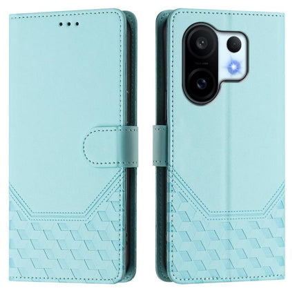 Honeycomb Embossing RFID Leather Phone Case, For vivo S30 Pro mini, For vivo S30, For vivo X200s 5G, For vivo Y39 5G Global