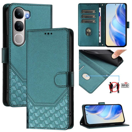 Honeycomb Embossing RFID Leather Phone Case, For vivo X300 Ultra, For vivo X300 Pro 5G, For vivo X300 5G, For vivo Y31 5G Global