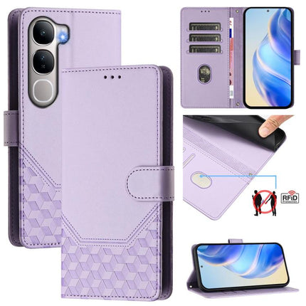 Honeycomb Embossing RFID Leather Phone Case, For vivo X300 Ultra, For vivo X300 Pro 5G, For vivo X300 5G, For vivo Y31 5G Global