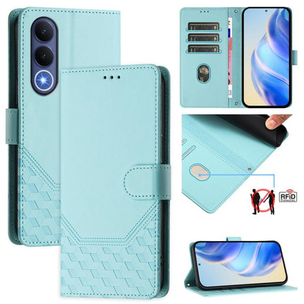 Honeycomb Embossing RFID Leather Phone Case, For vivo X300 FE / S50 Pro mini 5G, For vivo X300s, For vivo Y21 5G 2026 / Y05 4G, For vivo V70 FE 5G