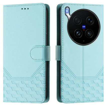 Honeycomb Embossing RFID Leather Phone Case, For vivo X300 Ultra, For vivo X300 Pro 5G, For vivo X300 5G, For vivo Y31 5G Global