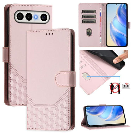 Honeycomb Embossing RFID Leather Phone Case, For vivo X300 FE / S50 Pro mini 5G, For vivo X300s, For vivo Y21 5G 2026 / Y05 4G, For vivo V70 FE 5G