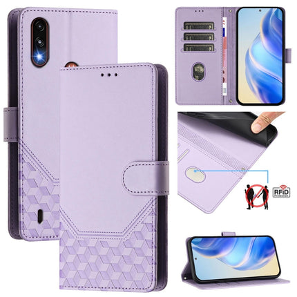 Honeycomb Embossing RFID Leather Phone Case, For Motorola Moto E7 Power 2021, For Motorola Moto One 5G Ace 2021, For Motorola Moto G Power 2021, For Motorola Moto G Play 2021