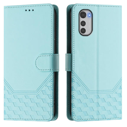 Honeycomb Embossing RFID Leather Phone Case, For Motorola Moto E32 4G Oversea, For Motorola Moto G 5G 2022, For Motorola Moto G Play 2022, For Motorola Moto G Stylus 2022 5G