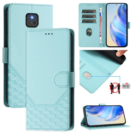 Honeycomb Embossing RFID Leather Phone Case, For Motorola Moto E7 Power 2021, For Motorola Moto One 5G Ace 2021, For Motorola Moto G Power 2021, For Motorola Moto G Play 2021