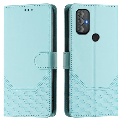 Honeycomb Embossing RFID Leather Phone Case, For Motorola Moto G Power 2022, For Motorola Moto G71 5G, For Motorola Moto G60 / G40 Fusion, For Motorola Moto G30 / G20 / G10