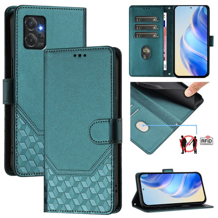 Honeycomb Embossing RFID Leather Phone Case, For Motorola Moto G14 4G / G54 5G, For Motorola Moto G54 Brazil / G54 5G EU, For Motorola Moto G Stylus 2023 4G, For Motorola Moto G Power 2023 5G