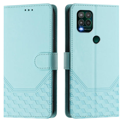 Honeycomb Embossing RFID Leather Phone Case, For Motorola Moto G Stylus 5G 2021, For Motorola Moto G Stylus 2021 4G