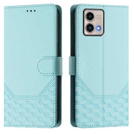 Honeycomb Embossing RFID Leather Phone Case, For Motorola Moto G Stylus 5G 2023, For Motorola Moto E13 2023 4G, For Motorola Moto G73 5G, For Motorola Moto G 5G 2023