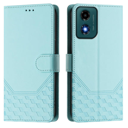 Honeycomb Embossing RFID Leather Phone Case, For Motorola Moto G24 4G / G04 4G Oversea, For Motorola Moto G Play 4G 2024 Oversea, For Motorola Moto G Power 5G 2024, For Motorola Moto G84 5G