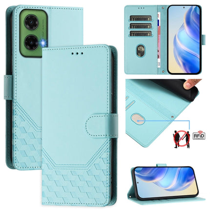 Honeycomb Embossing RFID Leather Phone Case, For Motorola Moto G Stylus  5G 2025, For Motorola Moto G05, For Motorola Moto G15, For Motorola Moto G35