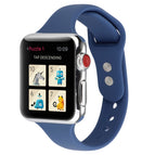 For Apple Watch Series 8&7 41mm / SE 2&6&SE&5&4 40mm / 3&2&1 38mm / Navy Blue