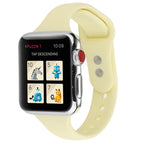 For Apple Watch Series 8&7 41mm / SE 2&6&SE&5&4 40mm / 3&2&1 38mm / Cream Yellow