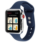 For Apple Watch Series 7 41mm / 6 & SE & 5 & 4 40mm / 3 & 2 & 1 38mm / Midnight Blue